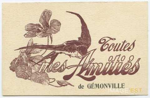 Carte postale illustrée (Gémonville)